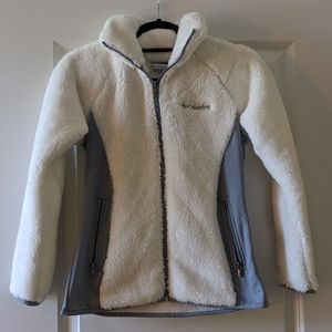 Columbia fuzzy winter jacket